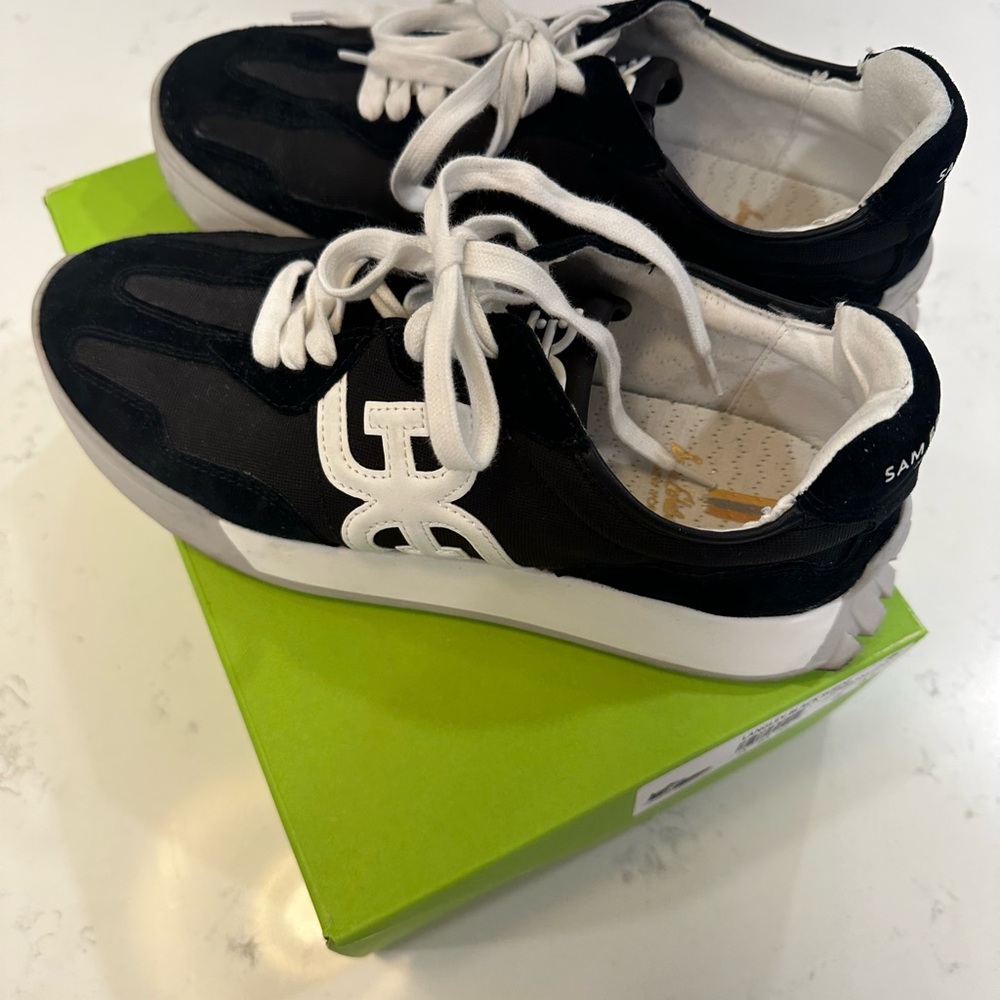 Sam Edelman Langley black tennis shoes 8